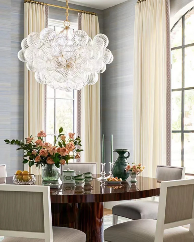 WOMO Textured Glass Bubble Chandelier-WM2180 - Image 7
