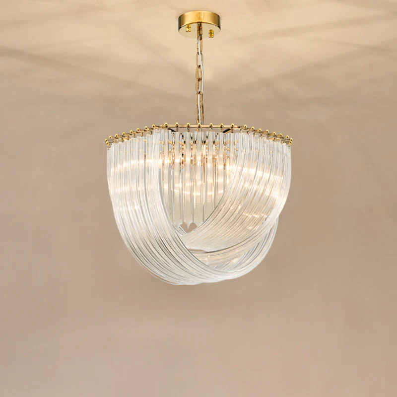 WOMO Ribbon Glass Chandelier-WM2590 - Image 13