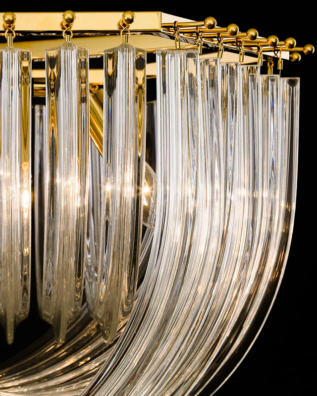 WOMO Ribbon Glass Chandelier-WM2590 - Image 9
