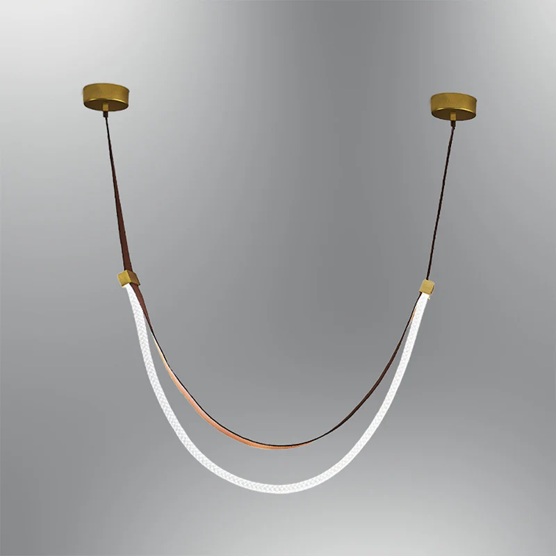 WOMO Ribbon Leather Chandelier-WM2908 - Image 12
