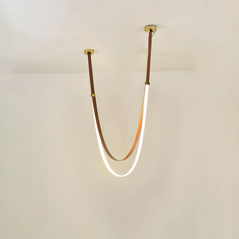 WOMO Ribbon Leather Chandelier-WM2908 - Image 14