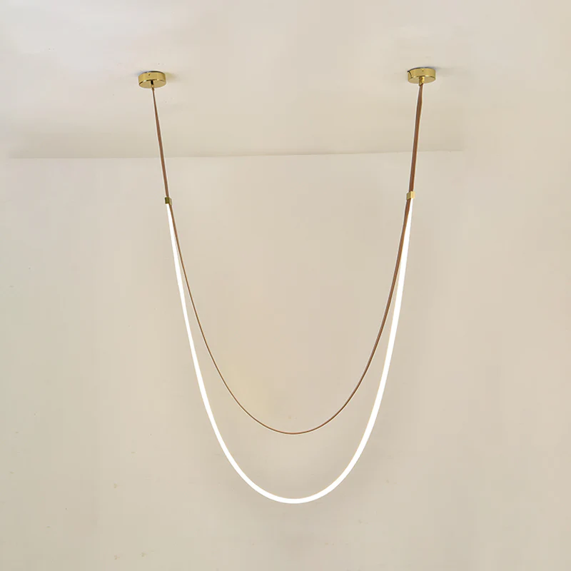 WOMO Ribbon Leather Chandelier-WM2908 - Image 16