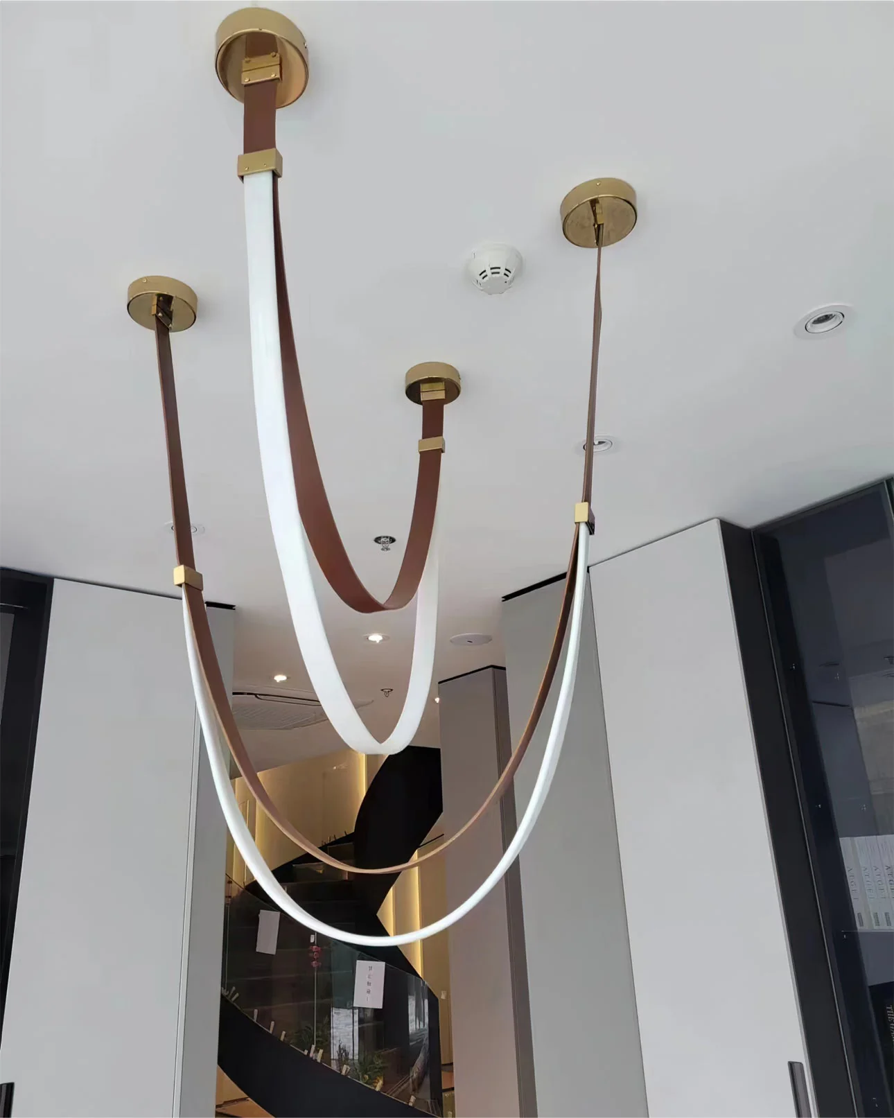 WOMO Ribbon Leather Chandelier-WM2908 - Image 6