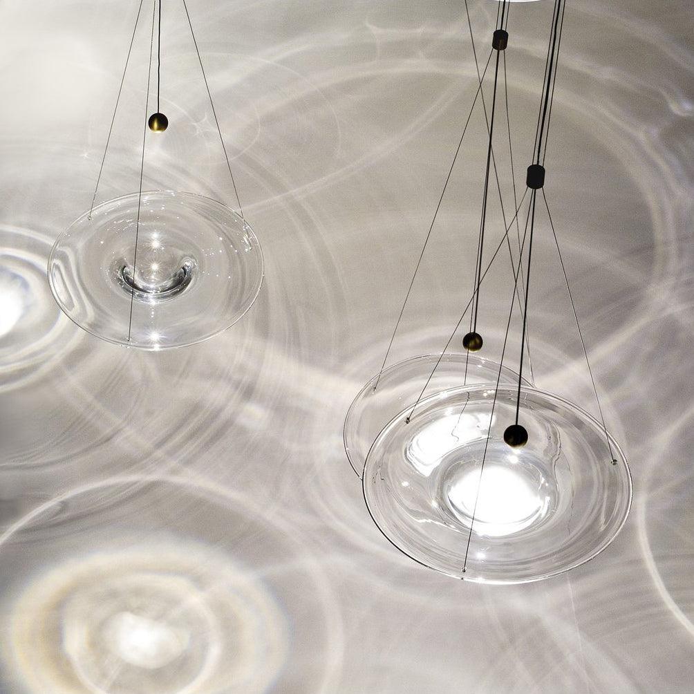 WOMO Ripple Glass Pendant Light-WM2092 - Image 12
