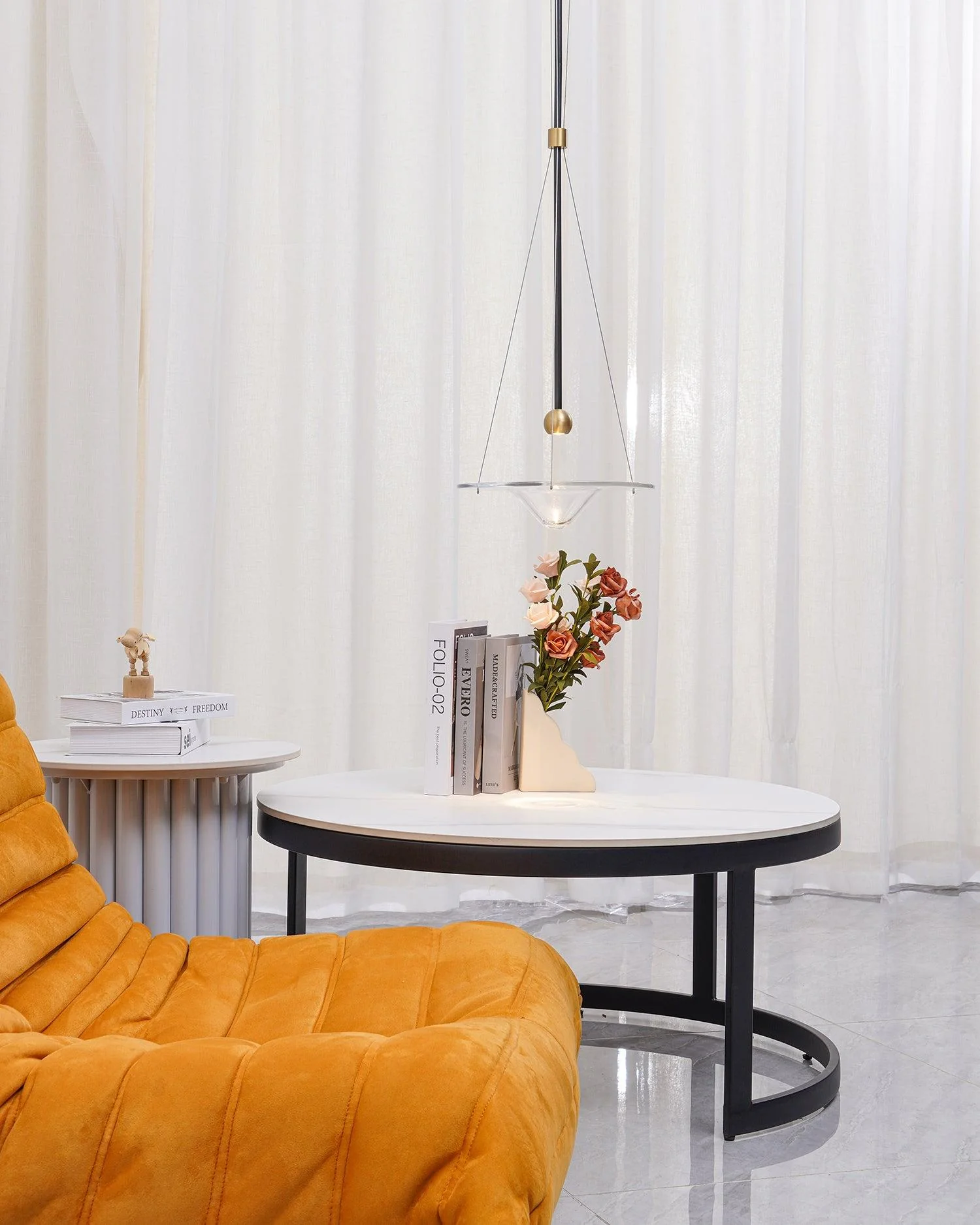 WOMO Ripple Glass Pendant Light-WM2092 - Image 17