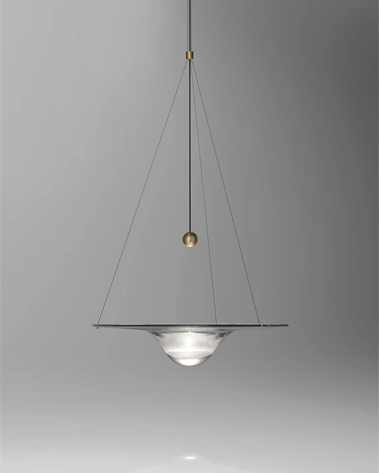 WOMO Ripple Glass Pendant Light-WM2092 - Image 21