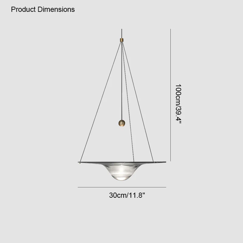 WOMO Ripple Glass Pendant Light-WM2092 - Image 32