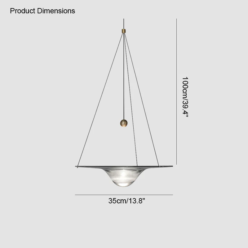 WOMO Ripple Glass Pendant Light-WM2092 - Image 34
