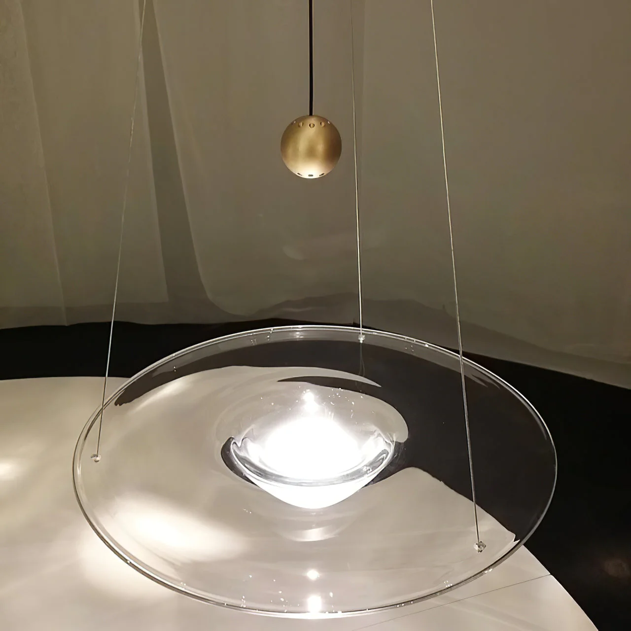 WOMO Ripple Glass Pendant Light-WM2092 - Image 7