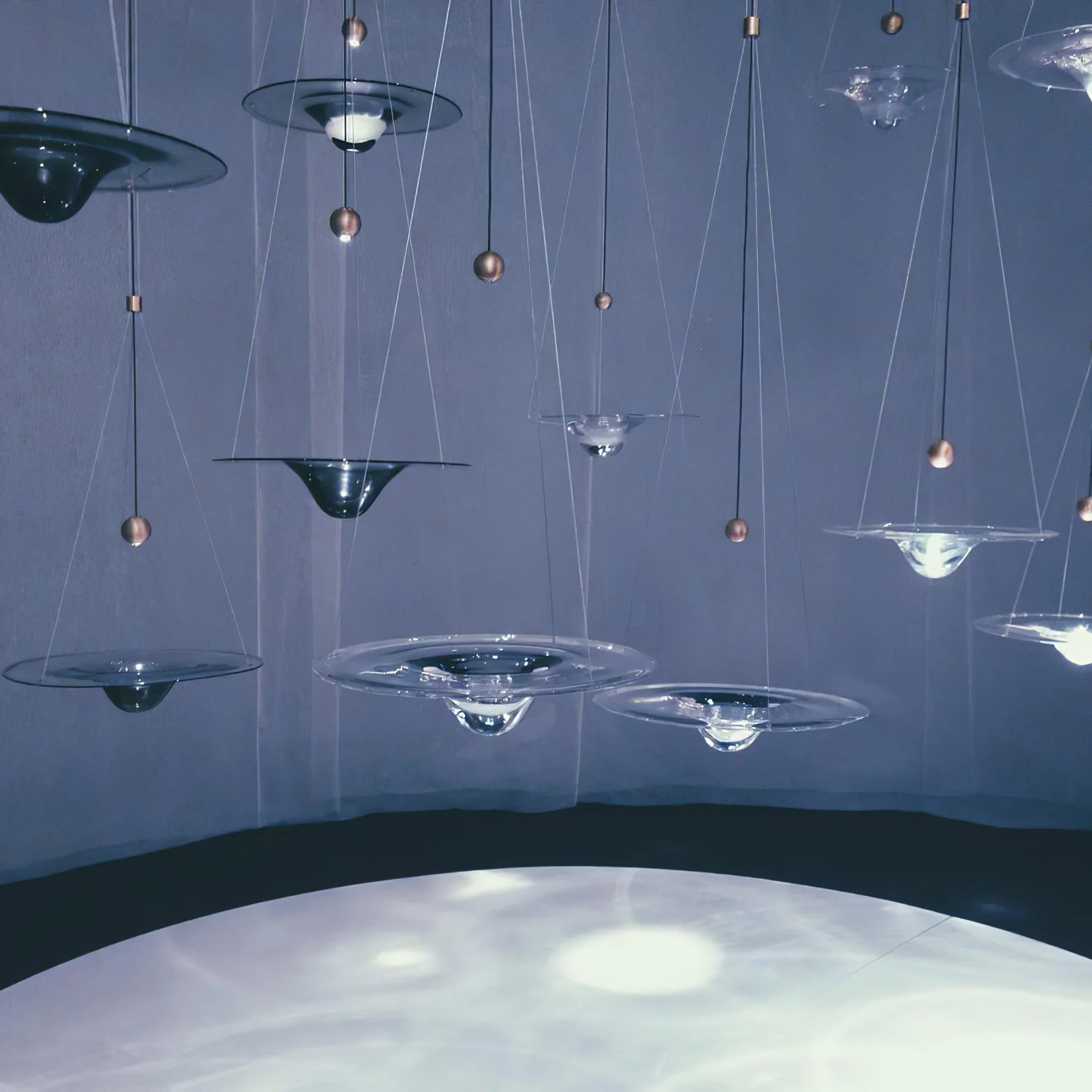 WOMO Ripple Glass Pendant Light-WM2092 - Image 8