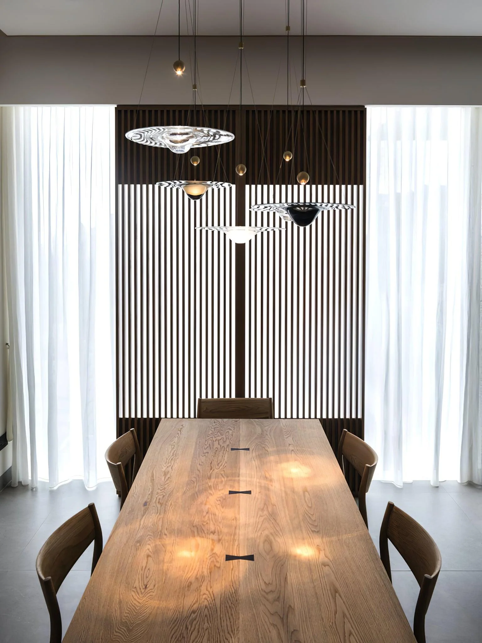 WOMO Ripple Glass Pendant Light-WM2092 - Image 9