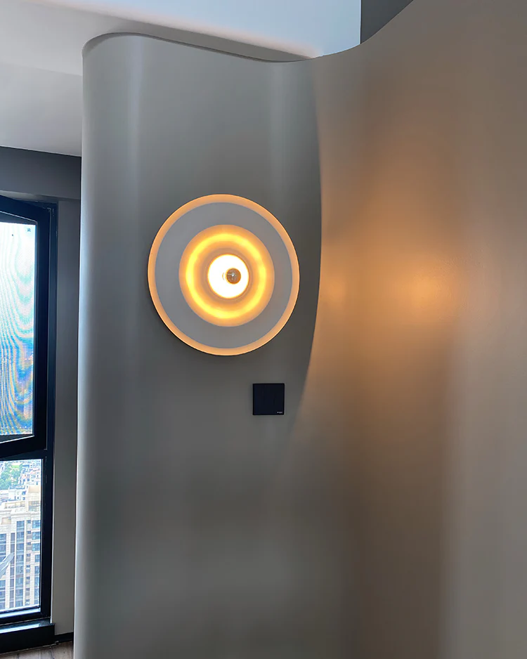 WOMO Rippled Disc Wall Sconce-WM6121 - Image 18