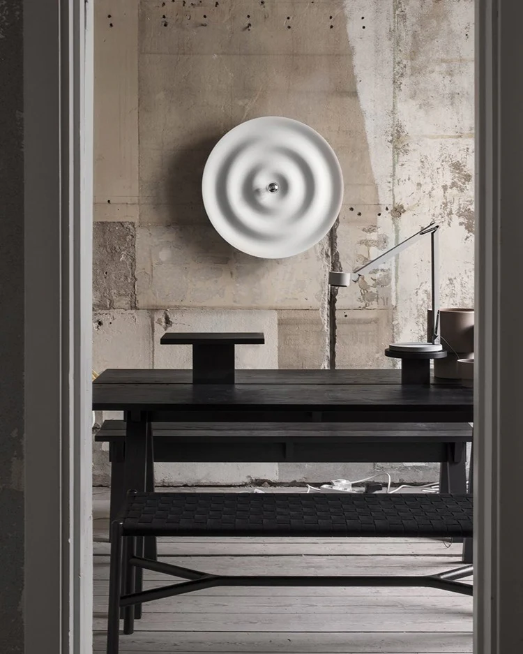 WOMO Rippled Disc Wall Sconce-WM6121 - Image 3