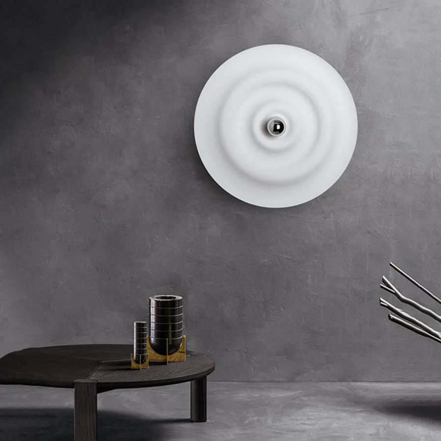 WOMO Rippled Disc Wall Sconce-WM6121 - Image 5