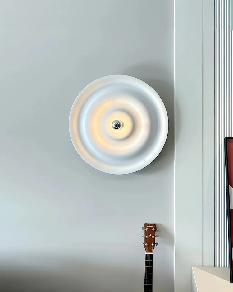 WOMO Rippled Disc Wall Sconce-WM6121 - Image 9