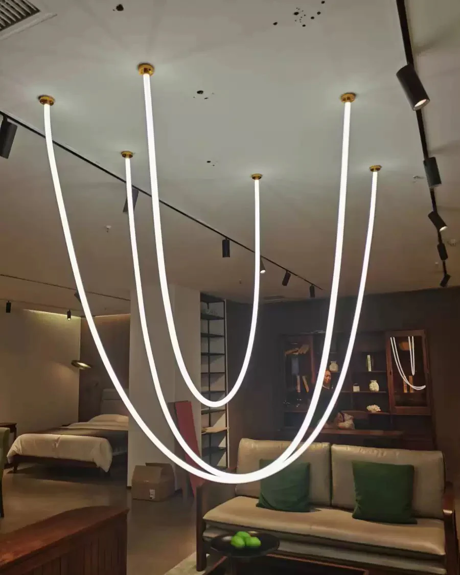 WOMO Rope Led Chandelier-WM2312 - Image 14