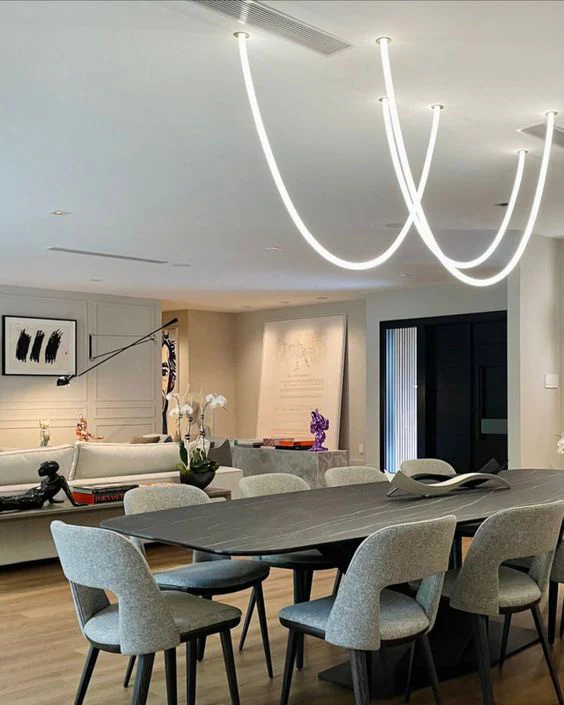 WOMO Rope Led Chandelier-WM2312 - Image 17
