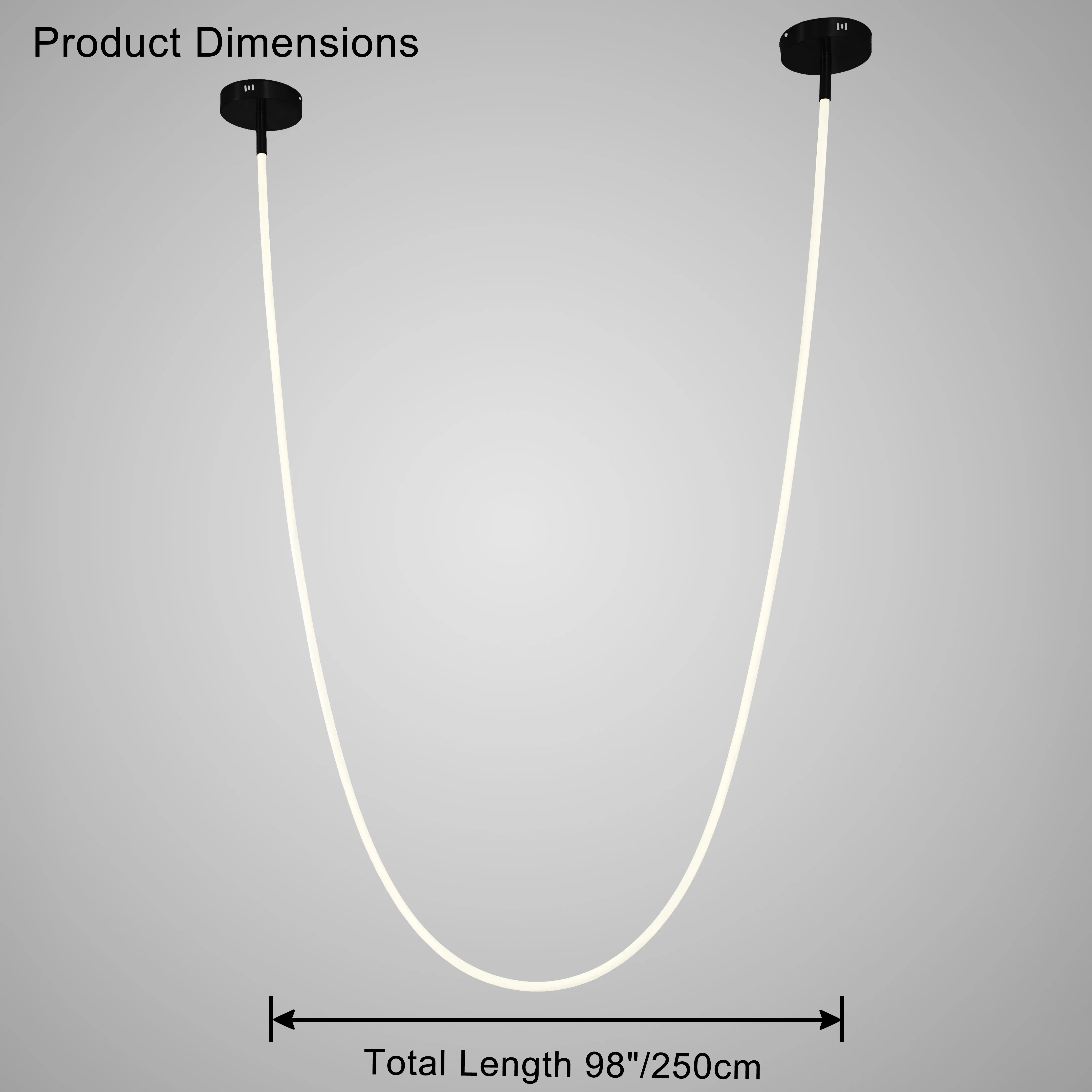 WOMO Rope Led Chandelier-WM2312 - Image 34