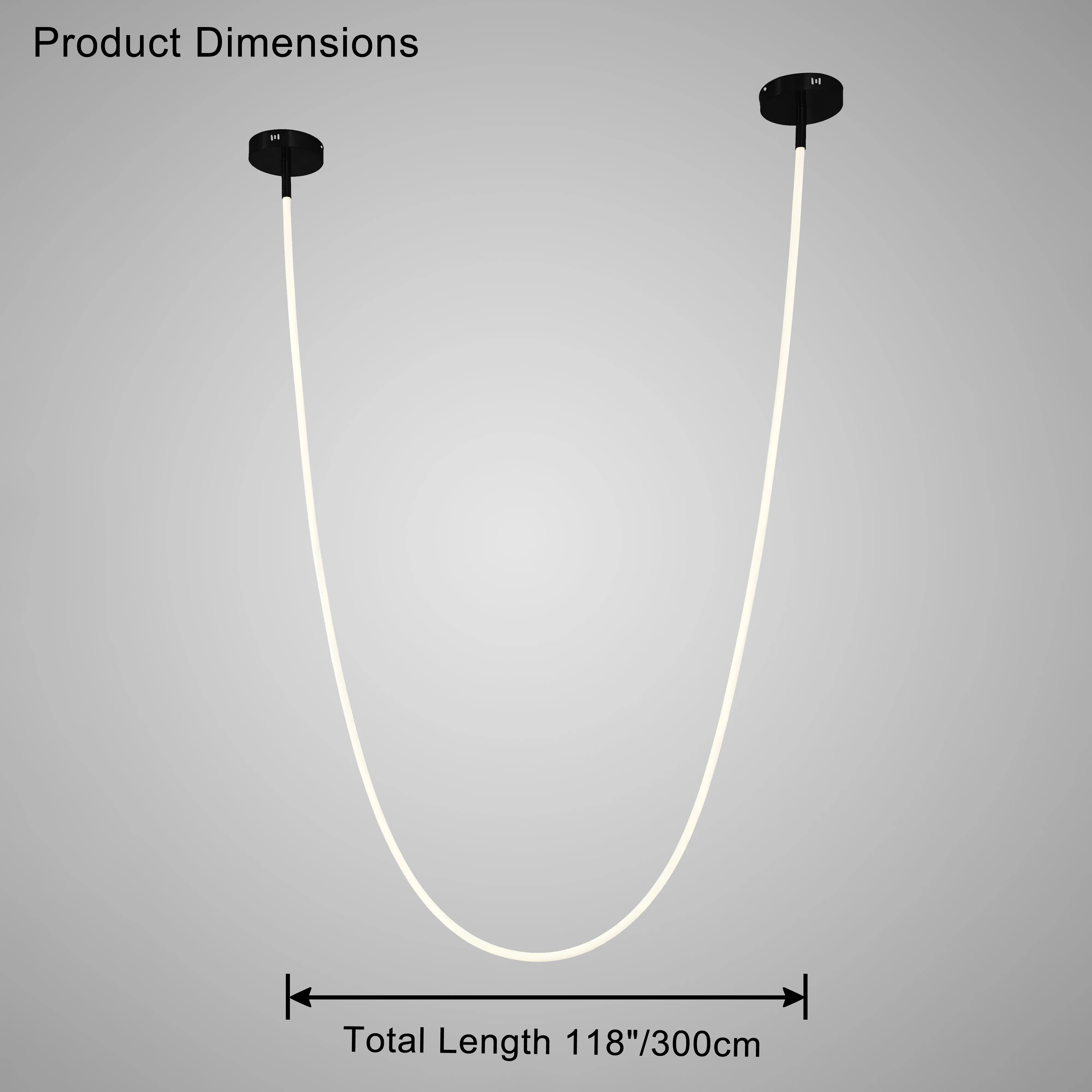 WOMO Rope Led Chandelier-WM2312 - Image 36