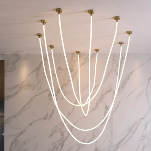 WOMO Rope Led Chandelier-WM2312 - Image 57