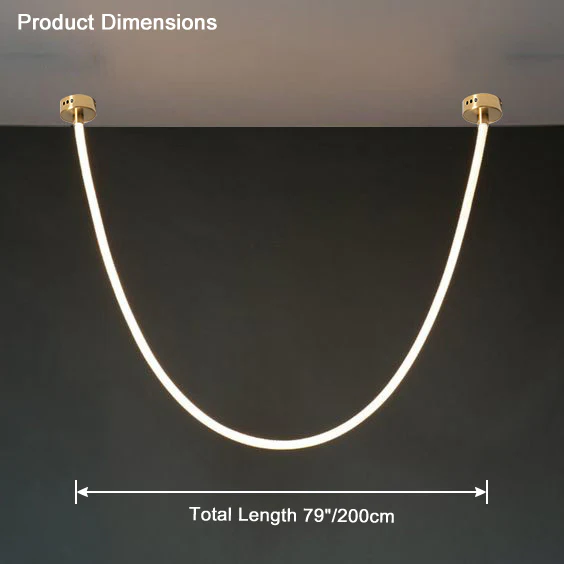 WOMO Rope Led Chandelier-WM2312 - Image 62