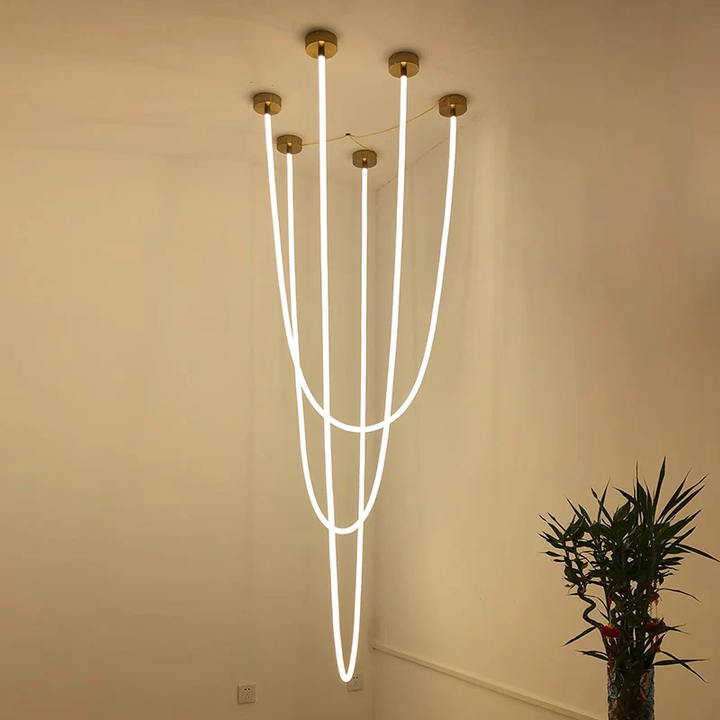 WOMO Rope Led Chandelier-WM2312 - Image 77