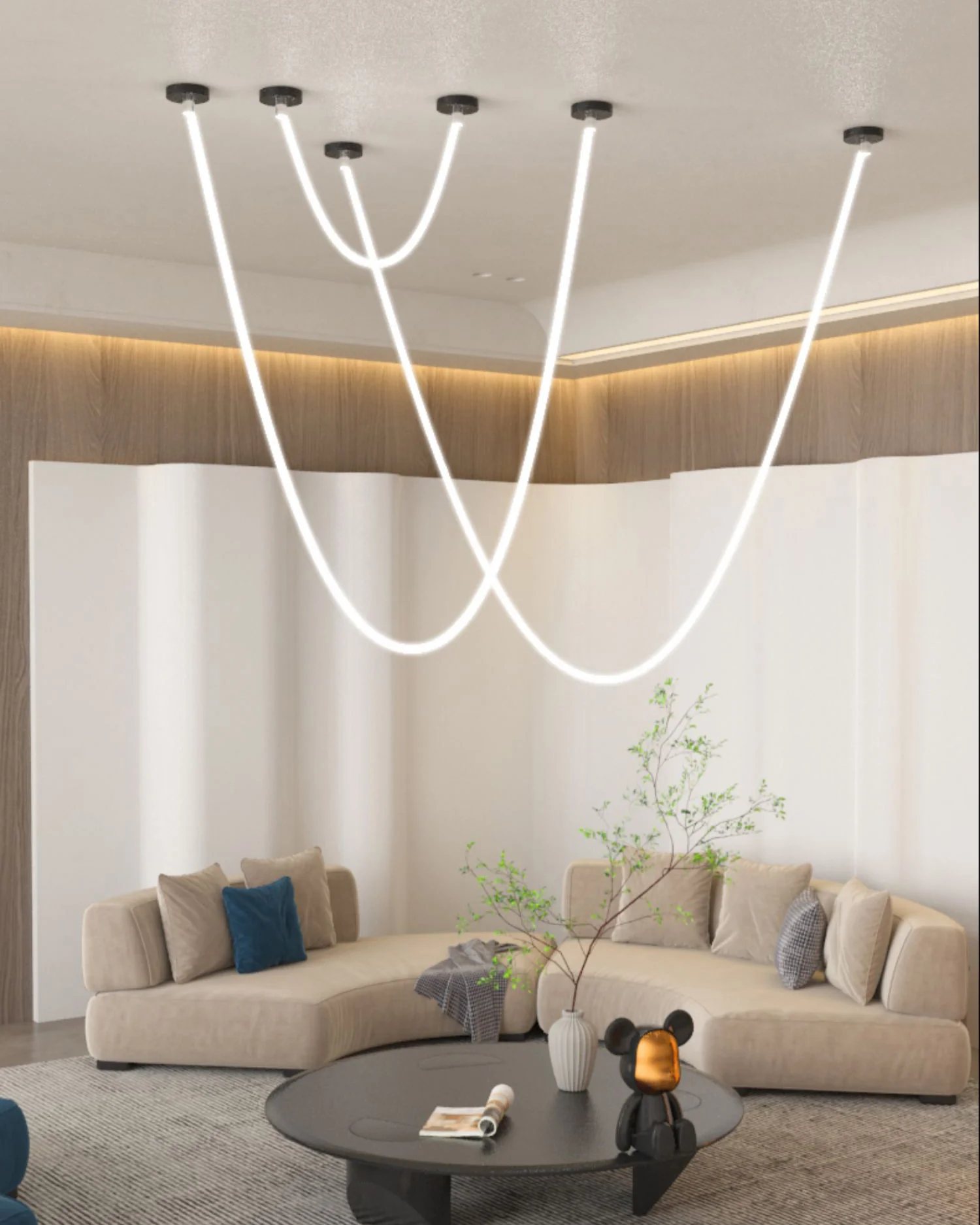 WOMO Rope Led Chandelier-WM2312 - Image 8