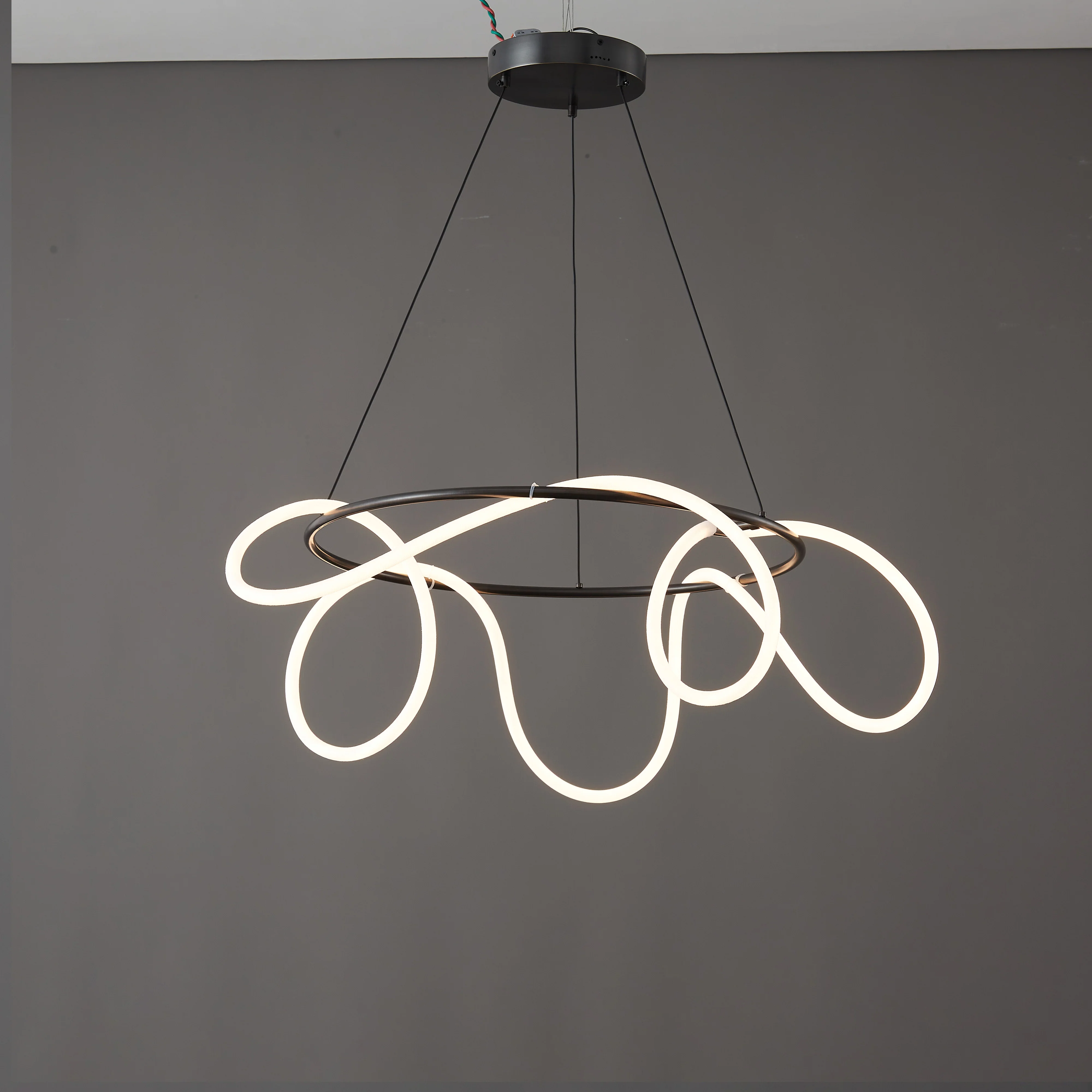WOMO Rope Led Round Chandelier-WM2059b - Image 19