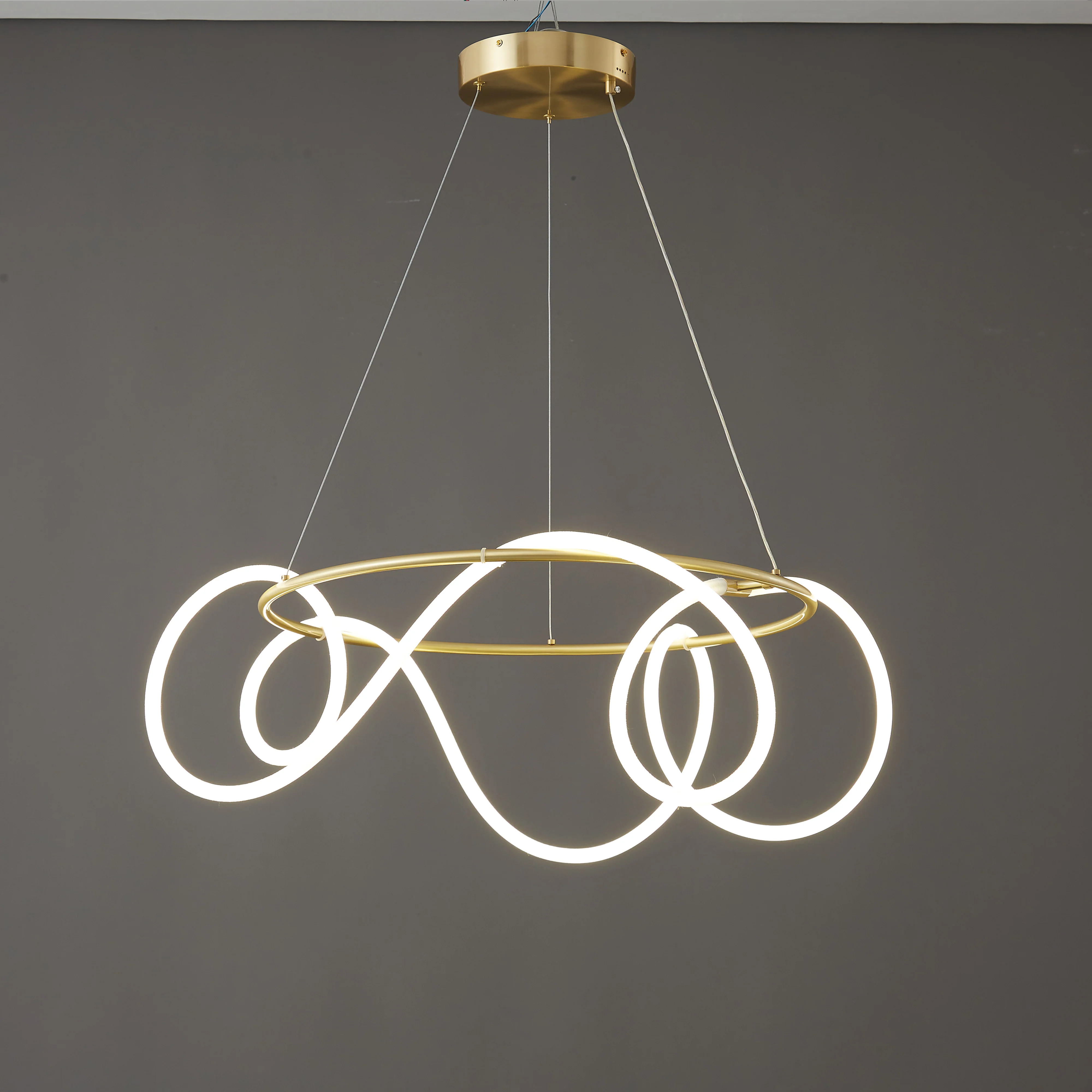 WOMO Rope Led Round Chandelier-WM2059b - Image 25