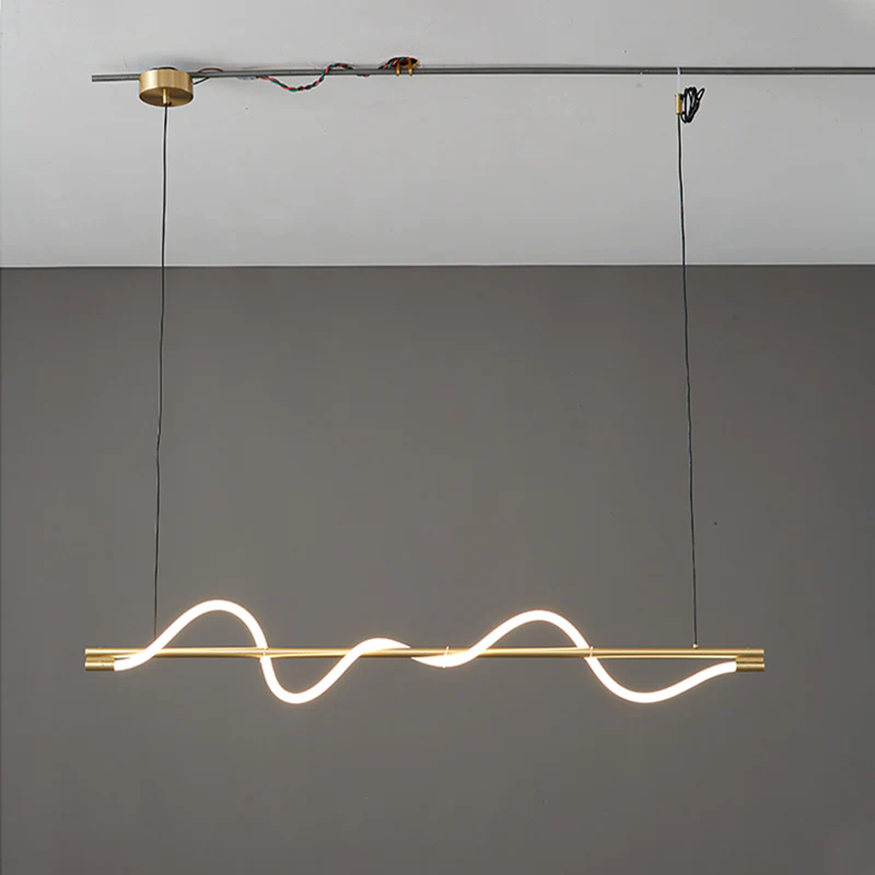 WOMO Rope Led Linear Chandelier-WM2756 - Image 17