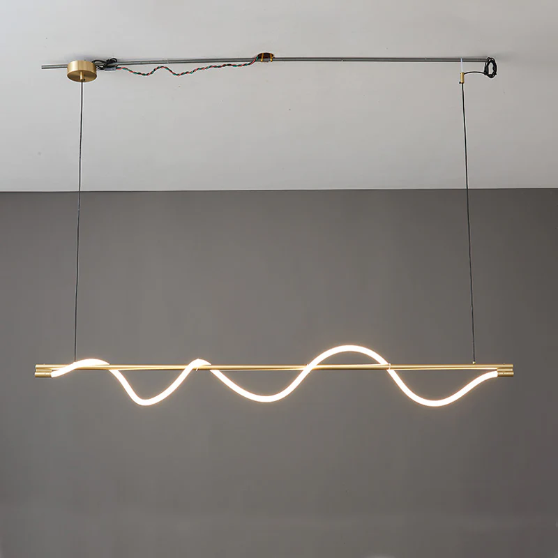 WOMO Rope Led Linear Chandelier-WM2756 - Image 19