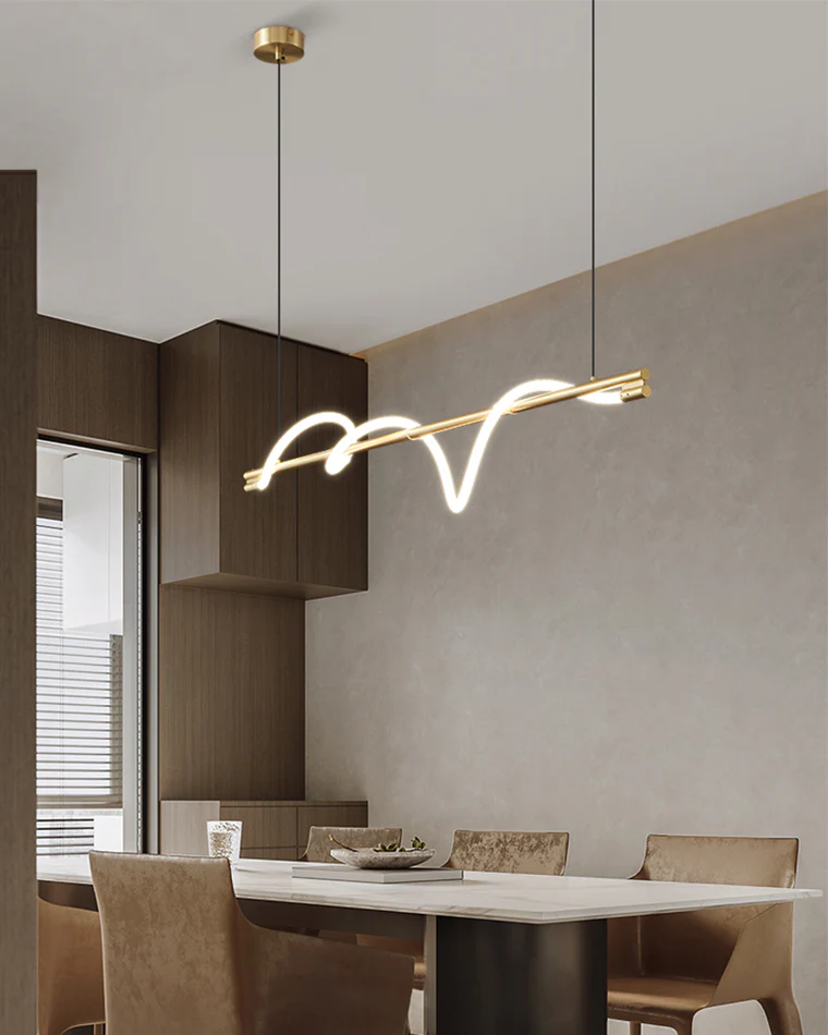 WOMO Rope Led Linear Chandelier-WM2756 - Image 3