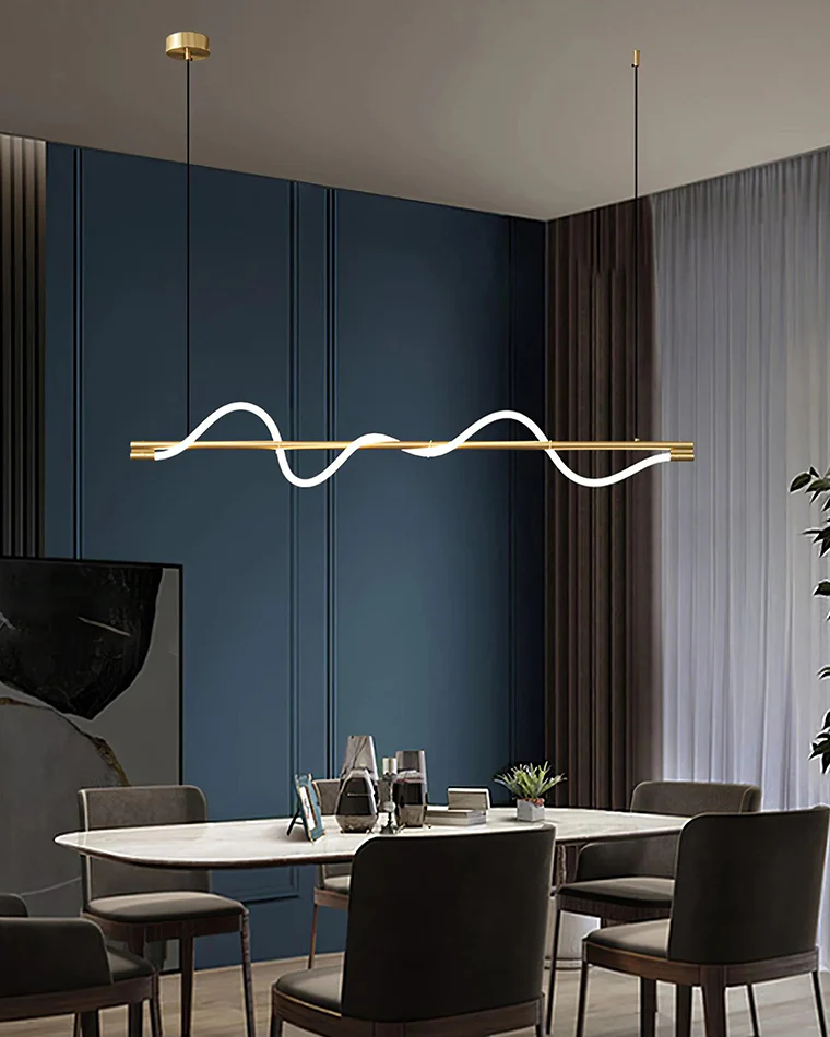 WOMO Rope Led Linear Chandelier-WM2756 - Image 4