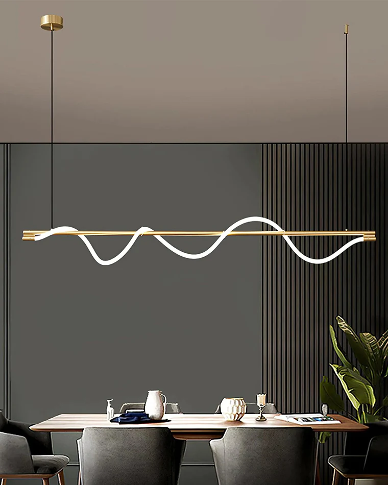 WOMO Rope Led Linear Chandelier-WM2756 - Image 6