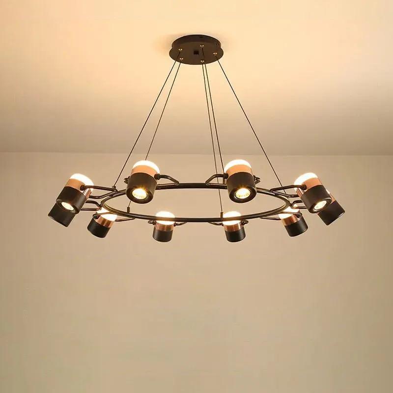 WOMO Adjustable Rose Gold Round Chandelier-WM2645 - Image 12