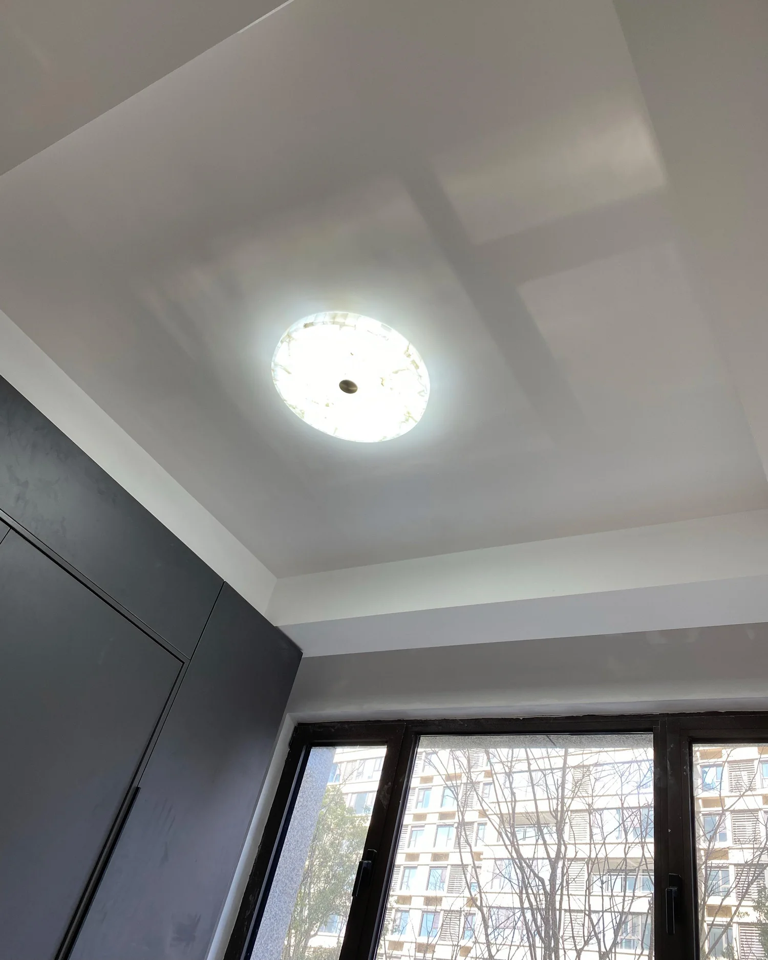 WOMO Round Alabaster Ceiling Light-WM1140 - Image 12