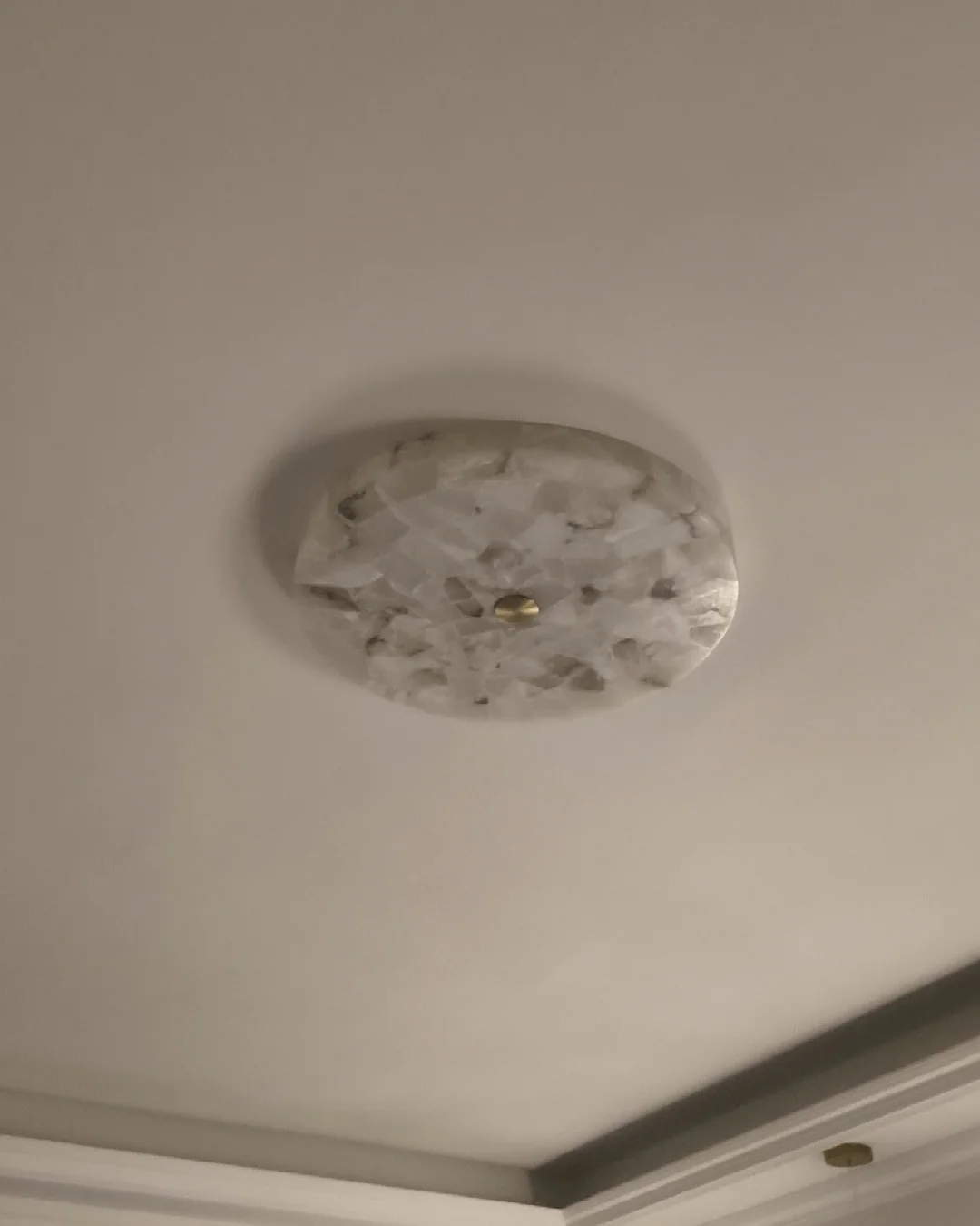 WOMO Round Alabaster Ceiling Light-WM1140 - Image 14