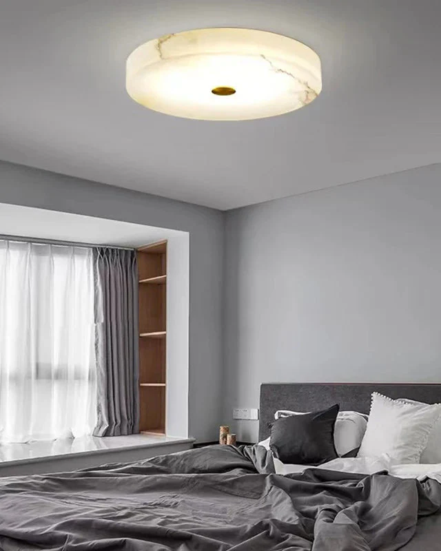 WOMO Round Alabaster Ceiling Light-WM1140 - Image 5