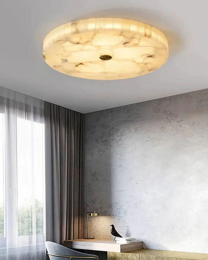 WOMO Round Alabaster Ceiling Light-WM1140 - Image 8