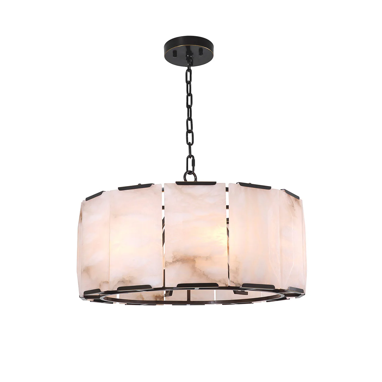WOMO Round Alabaster Chandelier-WM2846 - Image 5