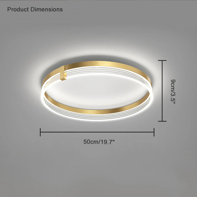 WOMO Round Flush Mount Ceiling Light-WM1057 - Image 23