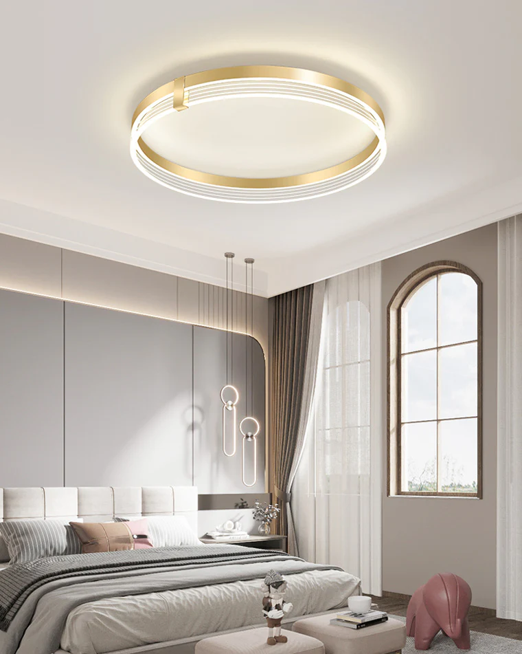 WOMO Round Flush Mount Ceiling Light-WM1057 - Image 3