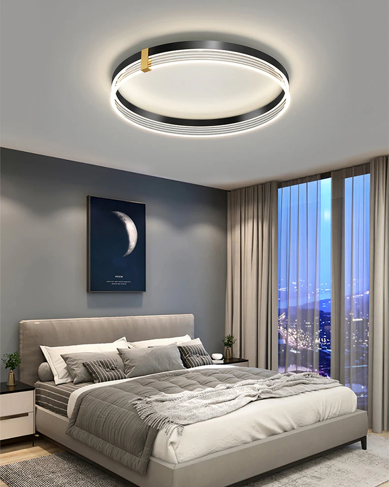 WOMO Round Flush Mount Ceiling Light-WM1057 - Image 4