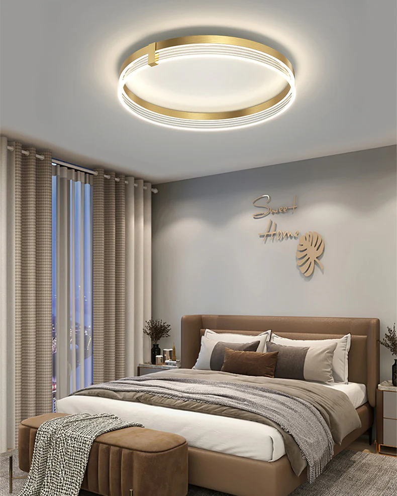 WOMO Round Flush Mount Ceiling Light-WM1057 - Image 5
