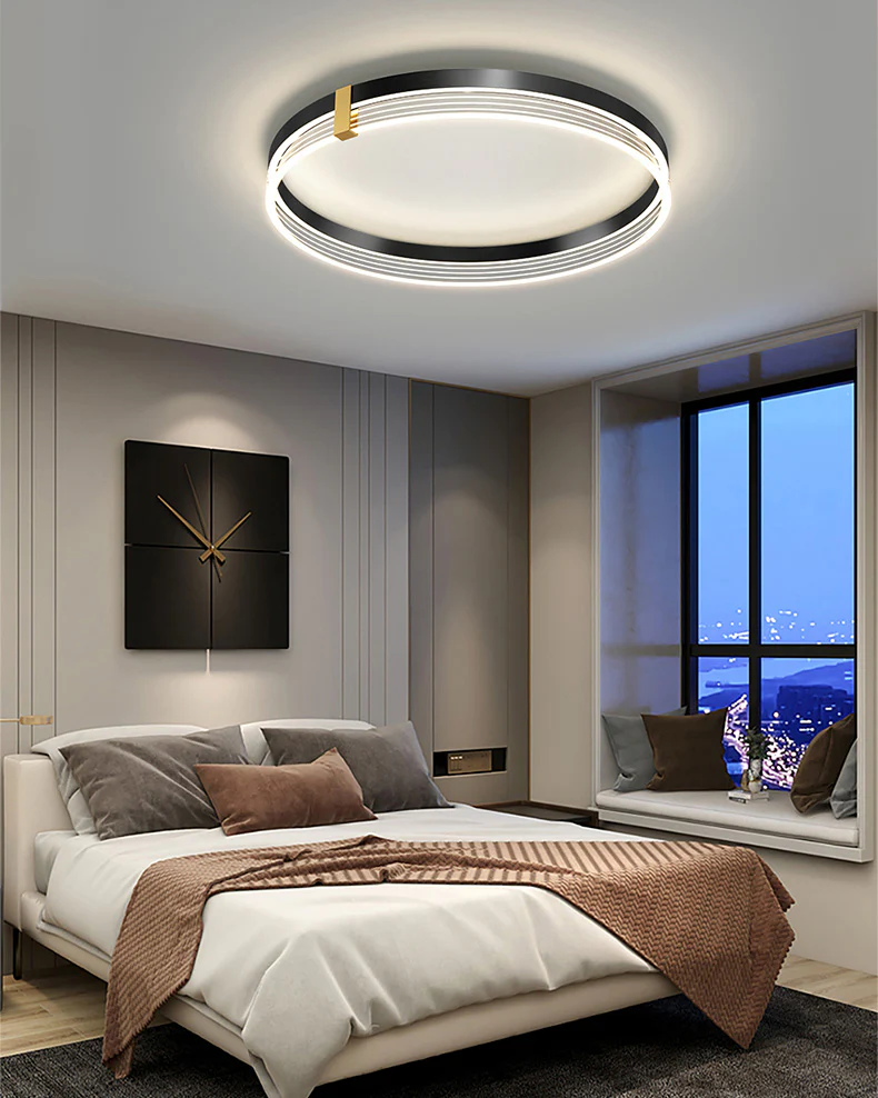 WOMO Round Flush Mount Ceiling Light-WM1057 - Image 6