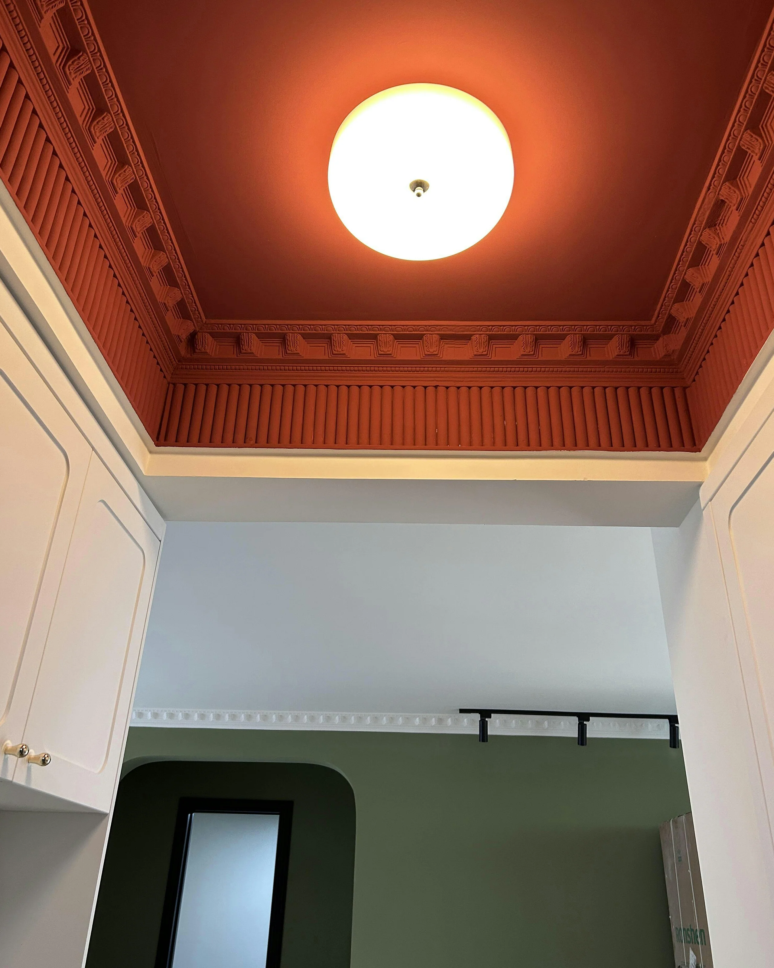 WOMO Round Milk Glass Flush Mount Ceiling Light-WM1134 - Image 25