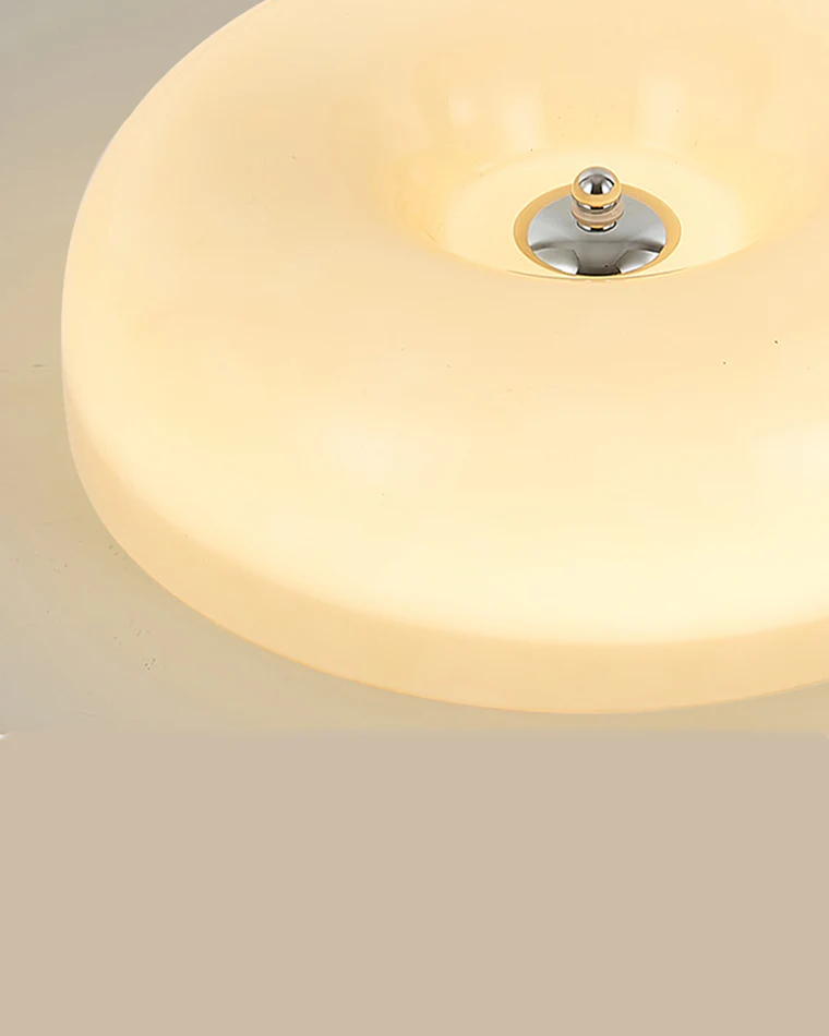 WOMO Round Milk Glass Flush Mount Ceiling Light-WM1134 - Image 28