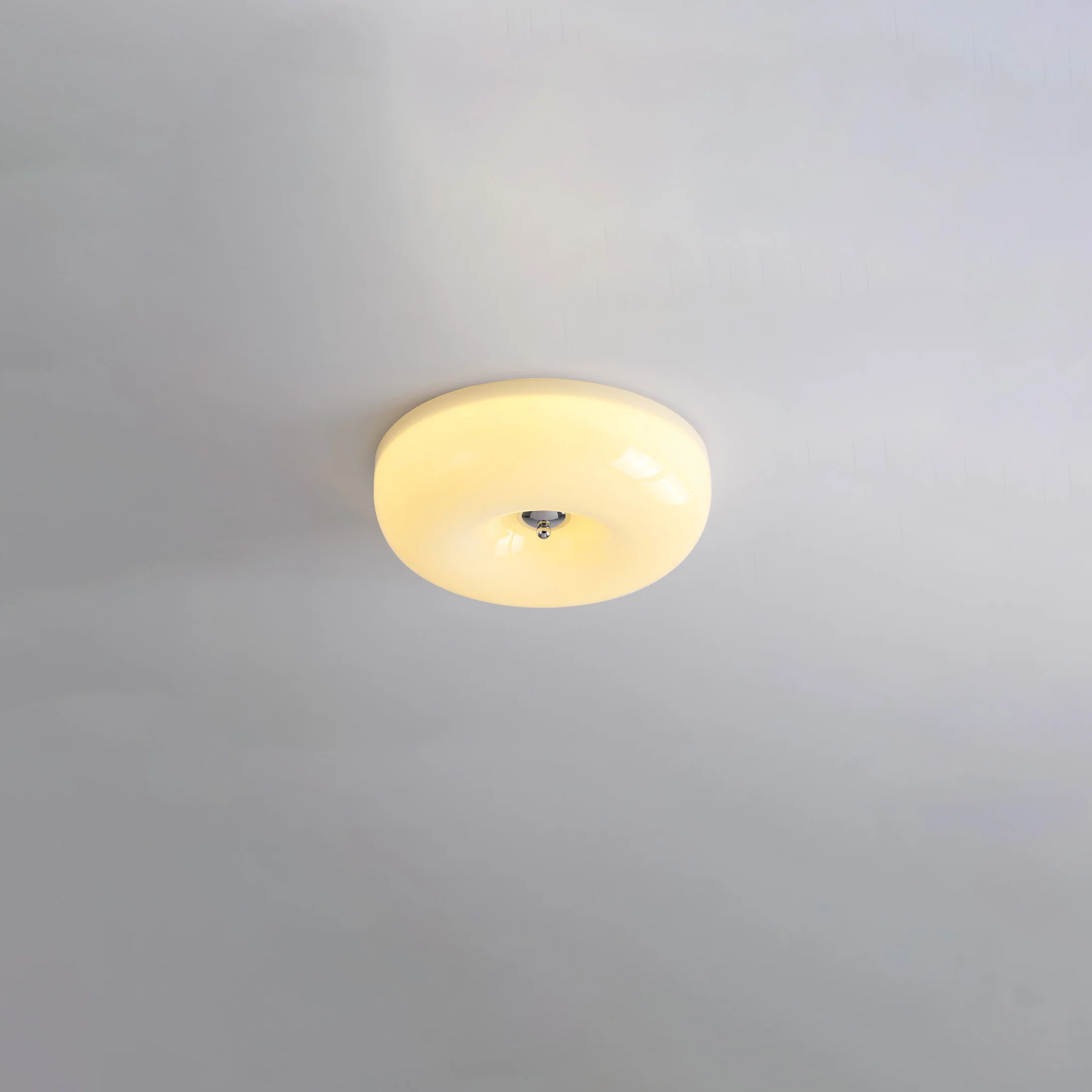 WOMO Round Milk Glass Flush Mount Ceiling Light-WM1134 - Image 32