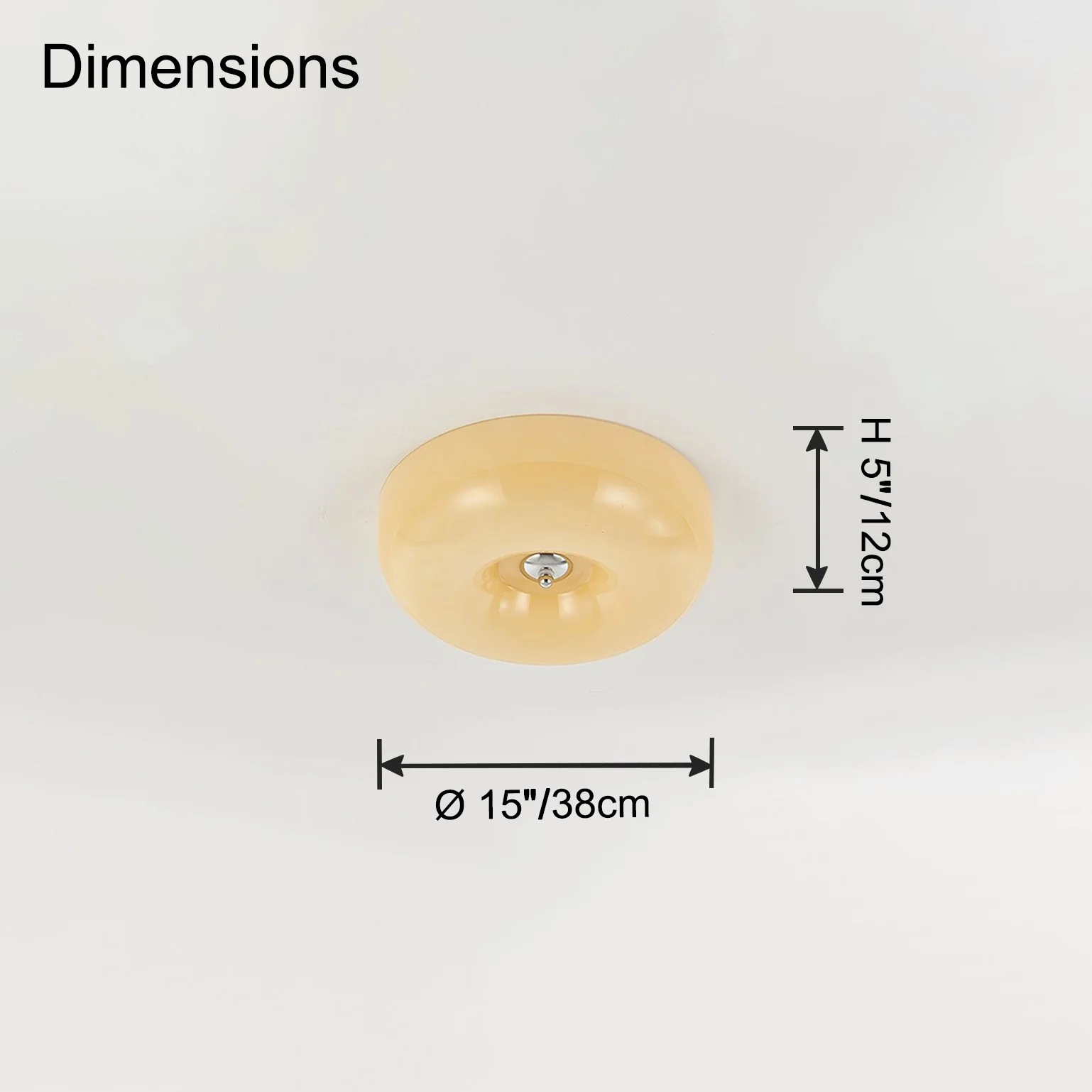 WOMO Round Milk Glass Flush Mount Ceiling Light-WM1134 - Image 33