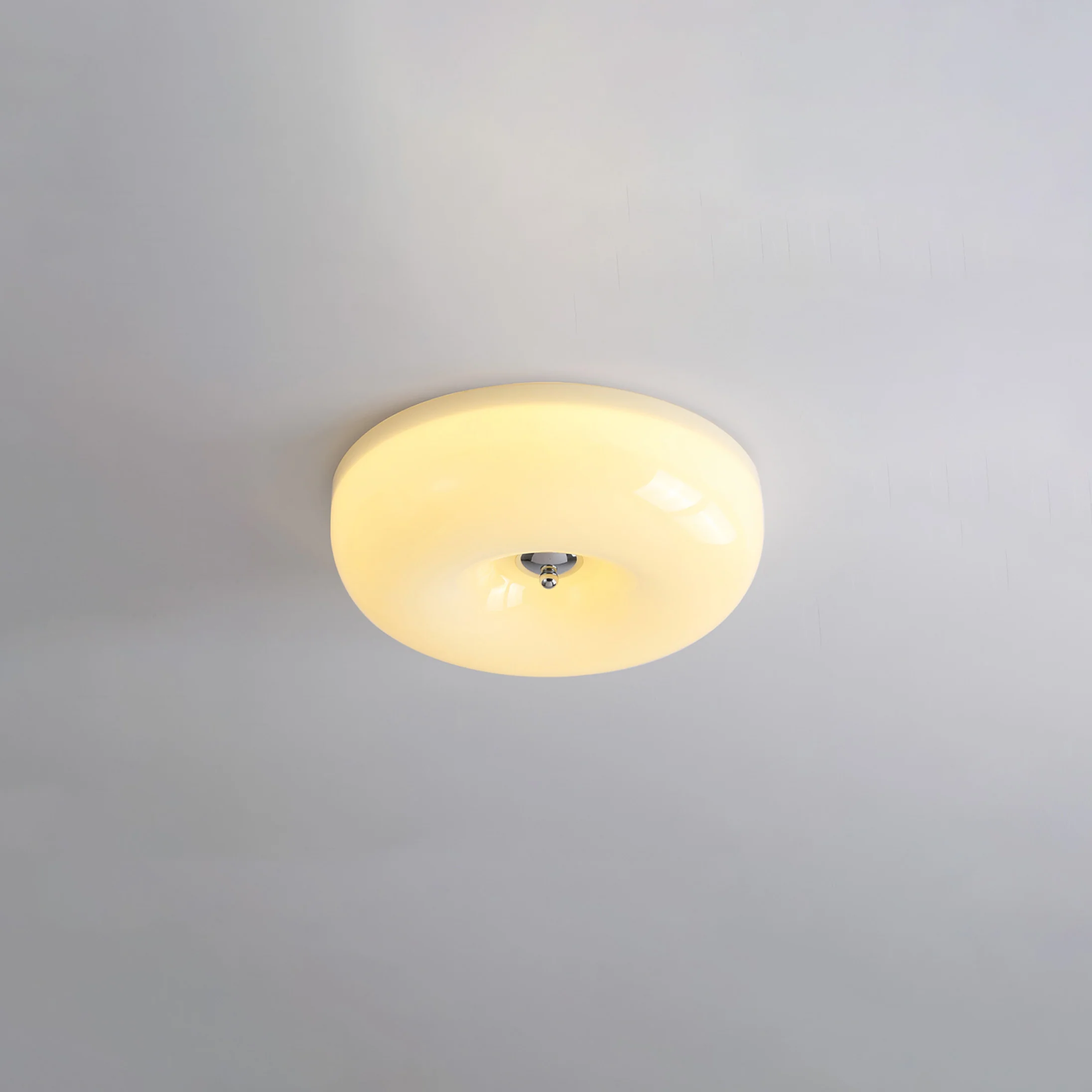 WOMO Round Milk Glass Flush Mount Ceiling Light-WM1134 - Image 34